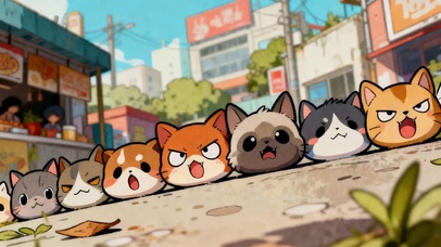 猫咪开大会