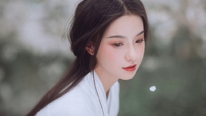 白衣古装美女古风