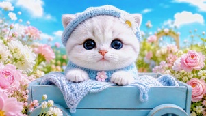 花海萌猫