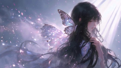梦幻蝴蝶美女