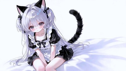 女仆装猫耳女孩