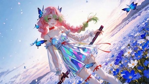 春日花境炫彩甘露寺蜜璃