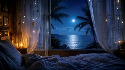 海边的夜晚