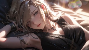 少女沉睡
