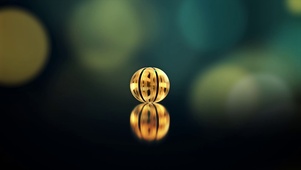 金色花朵绽放