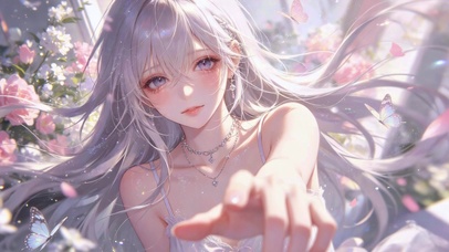 小清新治愈美女壁纸