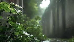 谷雨节气创意清新风传统节气