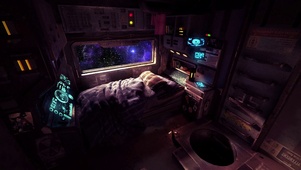 宇宙太空舱卧室