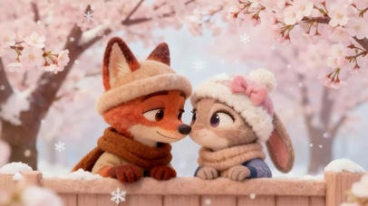 浪漫雪景朱迪尼克