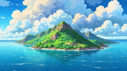 绿岛 蓝海