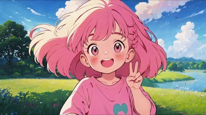 清纯可爱动漫美少女