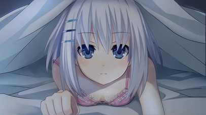 少女对视