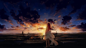 海上日出