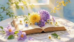 小清新阳光下鲜花
