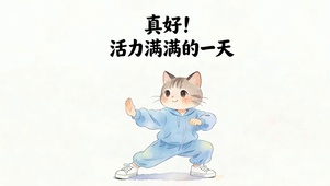 真好活力满满的一天