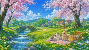 春日樱花溪谷