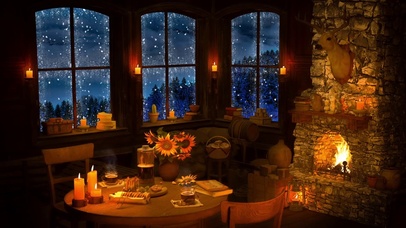 舒适的冬季小屋