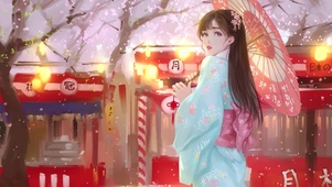 樱花灯会