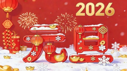 喜迎元旦2026
