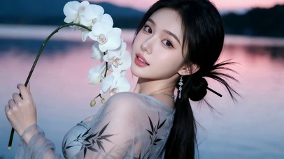 清冷仙女范