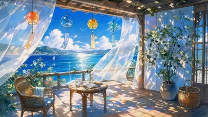 海边风铃凉亭