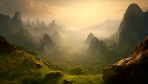 治愈黄昏美景