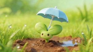 可爱小树苗