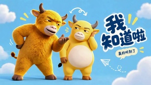 我知道啦趣味牛来