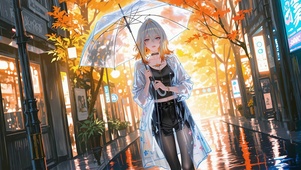 下雨天-嘉贝莉娜