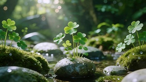 幸运四叶草 治愈护眼