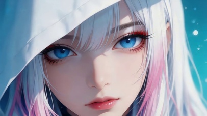 披风白发少女