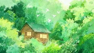 护眼绿景