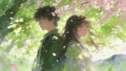 樱花校园情侣