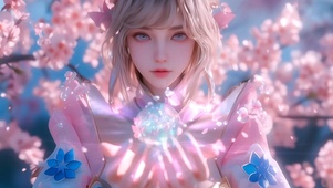 樱花和服魔法少女