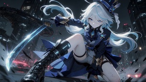 持剑少女