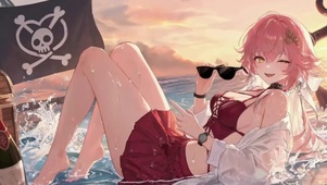 长离 海边泳装
