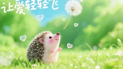 爱心小刺猬4K