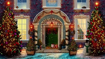 舒适的圣诞小屋