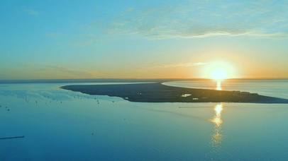 唯美夕阳大海4K