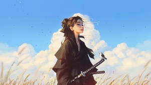 动漫武士少女
