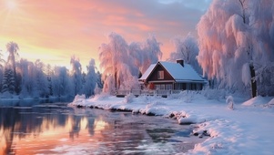 冬日雪景
