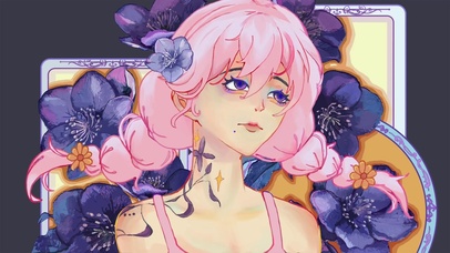 紫色小花
