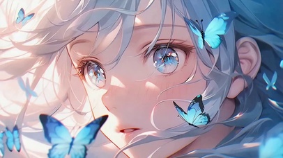 唯美蝴蝶少女