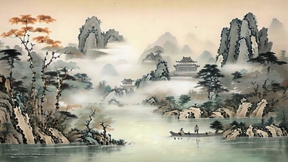 水墨山水