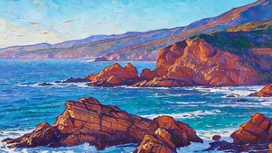海滩带鱼屏