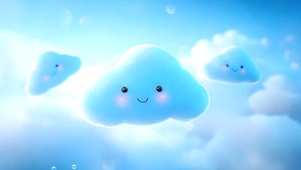 简约小清新云朵