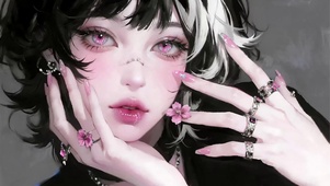 短发时尚女孩