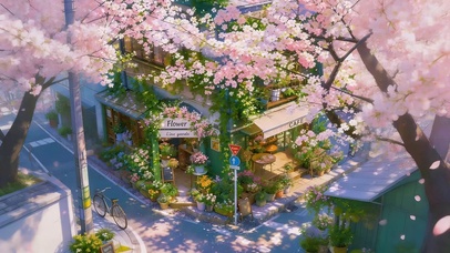 樱花街角商铺