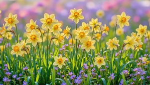 水仙漫野，春日正盛