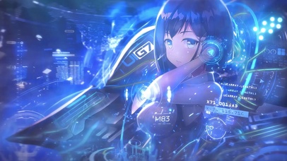 科技少女(动漫动态壁纸) - 动态壁纸下载 - 元气壁纸